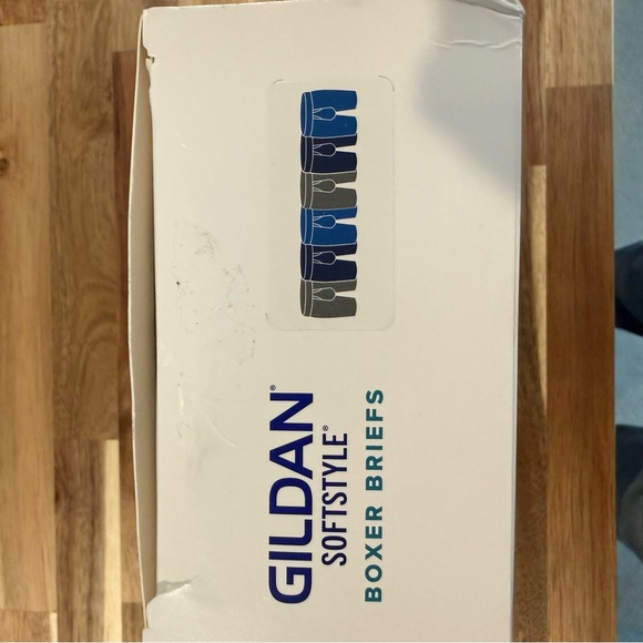 Gildan Boxer Briefs [5]-Pack - Light Blue, Black, Gray - Picture 9 of 9